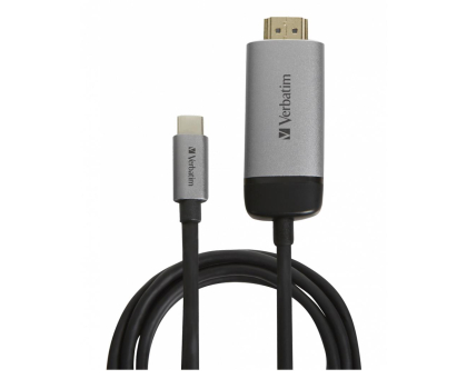 Kabel i złączka Verbatim USB-C - HDMI 4K 1,5m (Thunderbolt 3)